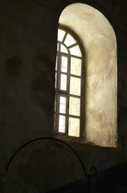 Window of a Byzantine church in Bethlehem