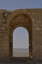 Excavated arched doorways of Avdat