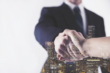 business deal handshake 