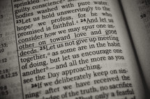 love and good deeds - Bible verse