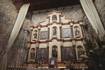 The altar of a Spanish-style cathedral