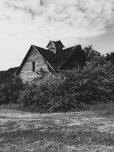 an abandoned house 