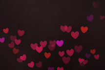 Valentines hearts background 
