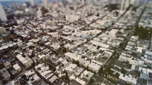 Aerial view of a big city | San Francisco | Urban | Homes | Community | Missions | Evangelism | Pray for the City | Cars | Traffic | Buildings | Grunge