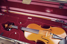violin in a case