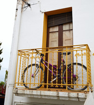 Bike on the balcony