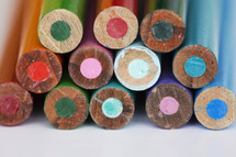 colored pencil ends 
