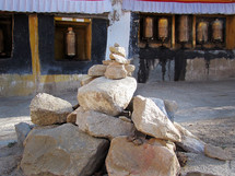 pile of rocks in Potala Palace