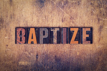 word baptize 
