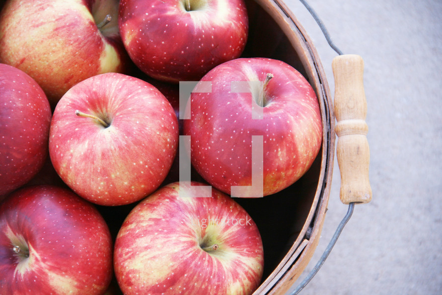 a basket of apples 