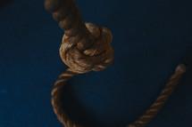 Knotted rope.