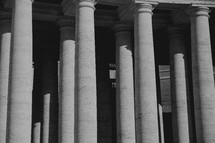 columns in the Vatican 