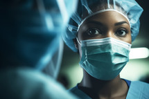 Nurse at the operating room