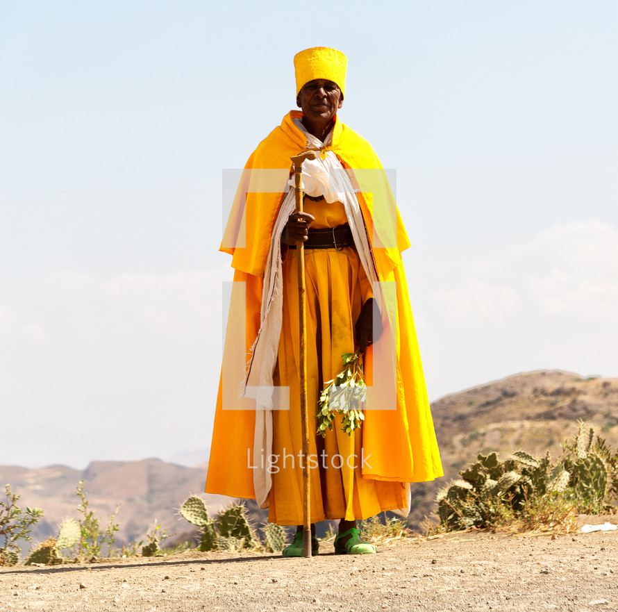 priest in Ethiopia 
