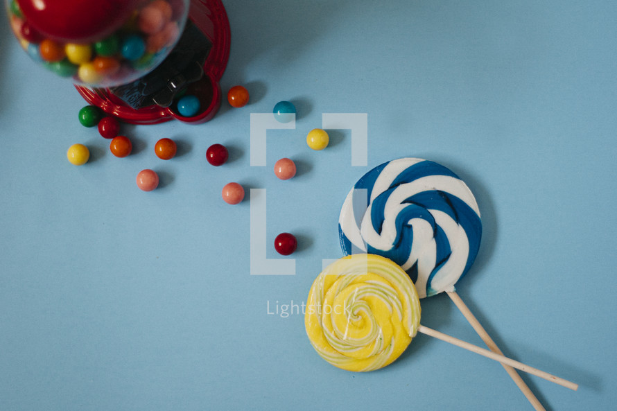 candy and lollipops 