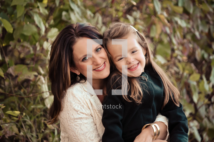 Mother & Daughter laughing