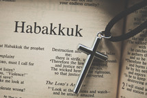 Habakkuk and a cross necklace 