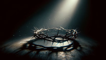 The Crown of Thorns lit by the moon