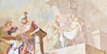 biblical scene fresko 