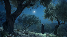 Jesus Praying in the Garden of Gethsemane 