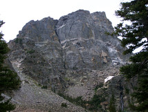 solid rock mountain side