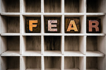 word Fear 