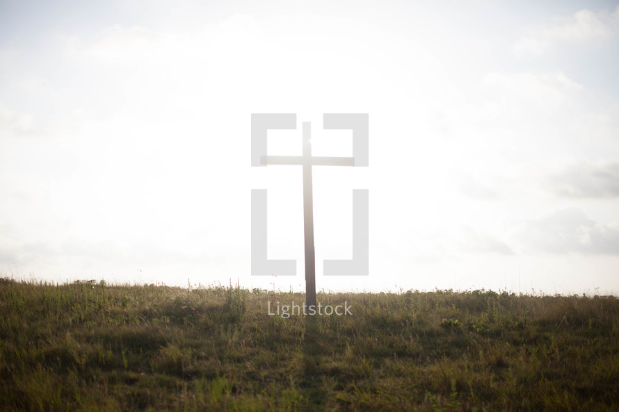 cross on a hilltop 