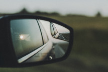 side mirror reflection 