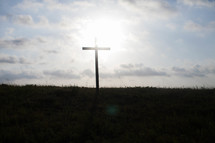 cross in sunlight 