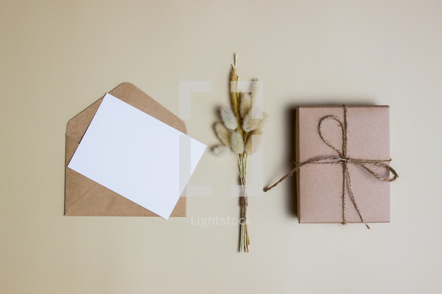 envelope and gift 