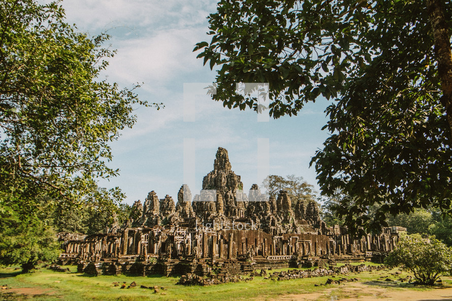 temple ruins in Cambodia 