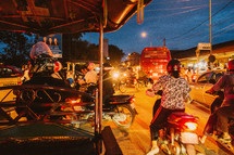 streets of Cambodia at night