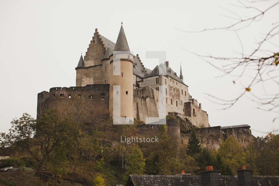 Vianden Castle  Chateau de Vianden Luxembourg