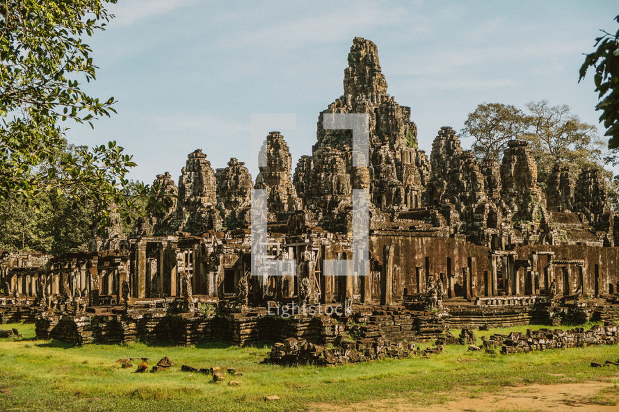 temple ruins in Cambodia