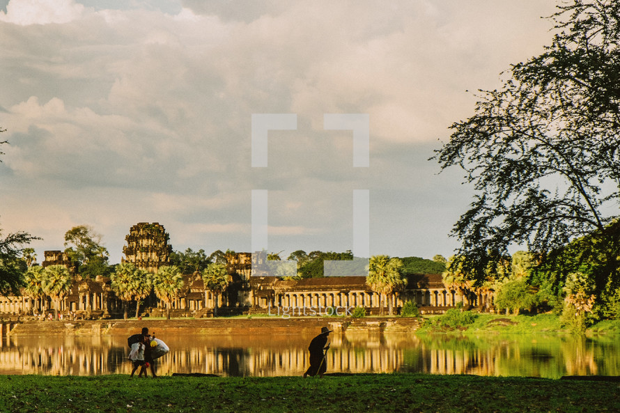 Temple ruins in Cambodia 