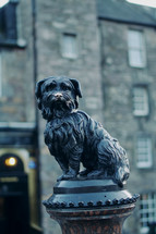 statue of a dog 