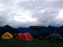 tents in a camp ground 