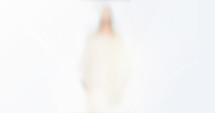 out of focus image of Jesus 