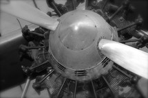Close up of a propellor