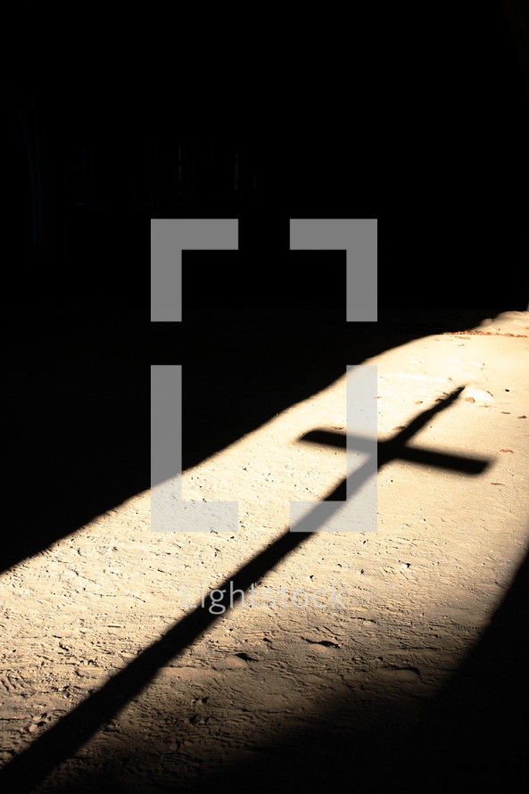 Silhouette of cross