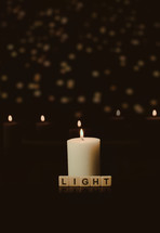 word light and candle 