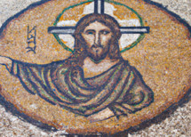 Jesus on Mosaic floor