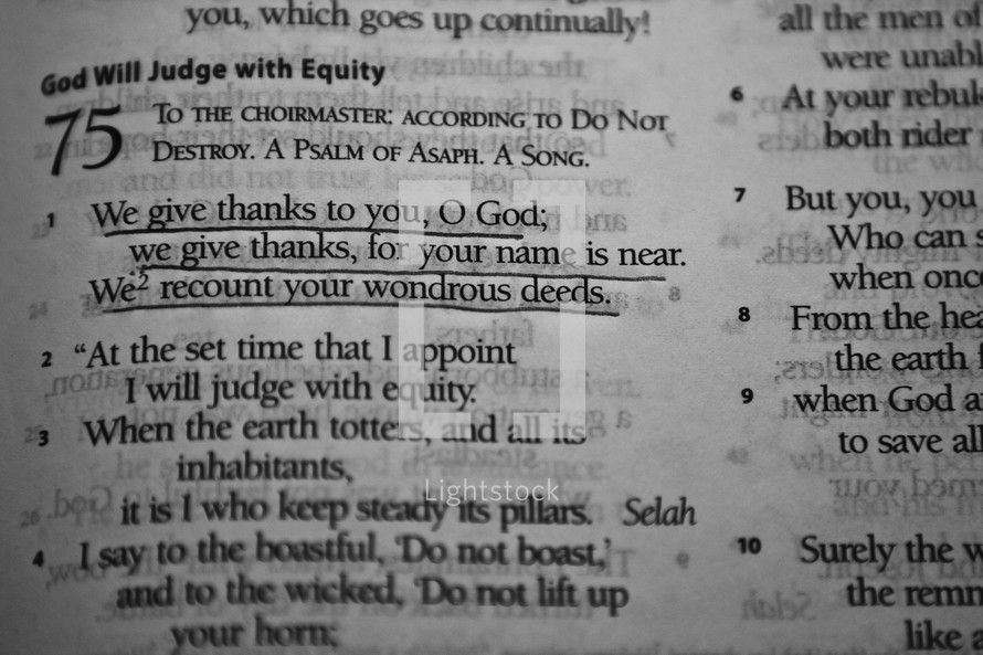 give thanks scripture 