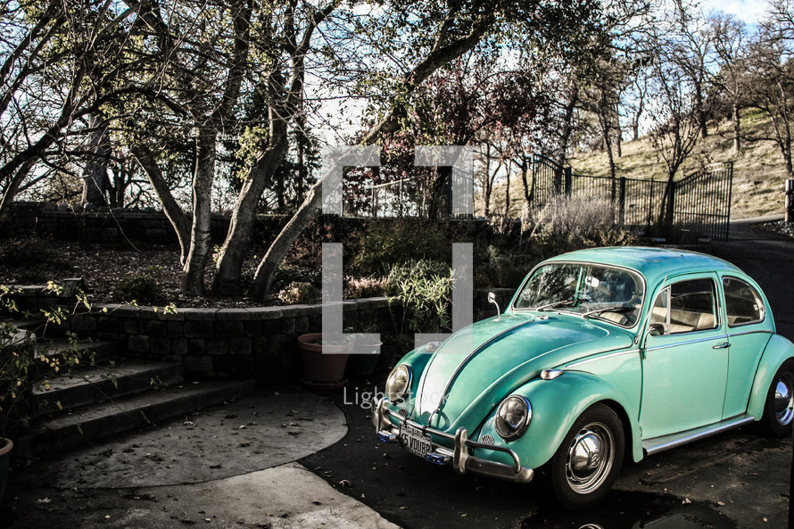 old Volkswagen Beetle car