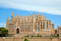 Palma de Majorca Cathedral, Balearic Islands, Spain.