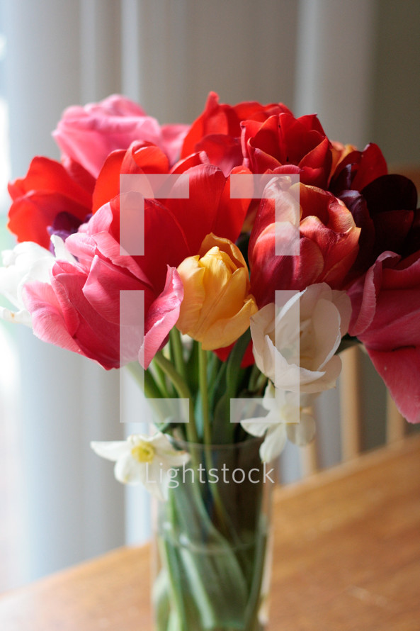 bouquet of flowers in a vase 