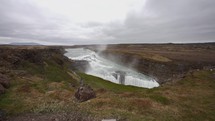 Gulffoss Waterfall In the iceland