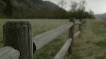 fence line in Montana 
