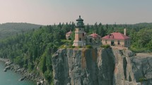 lighthouse on a steep cliff