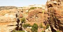 red rock cliffs 